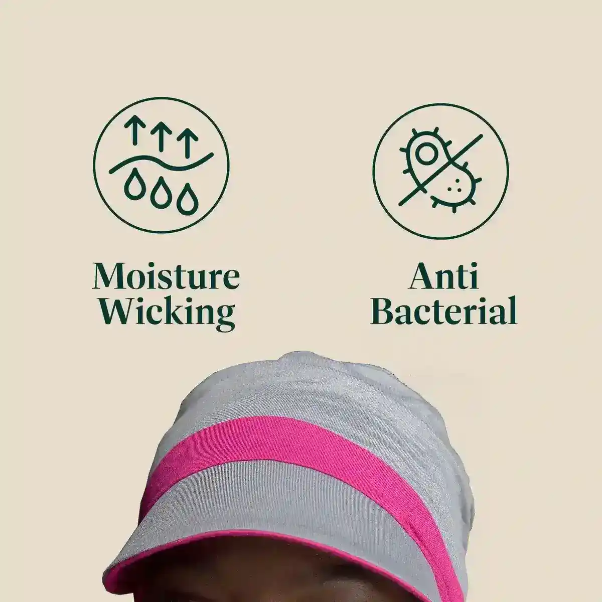 Katia Grey & Pink | Reversible Cap view 5