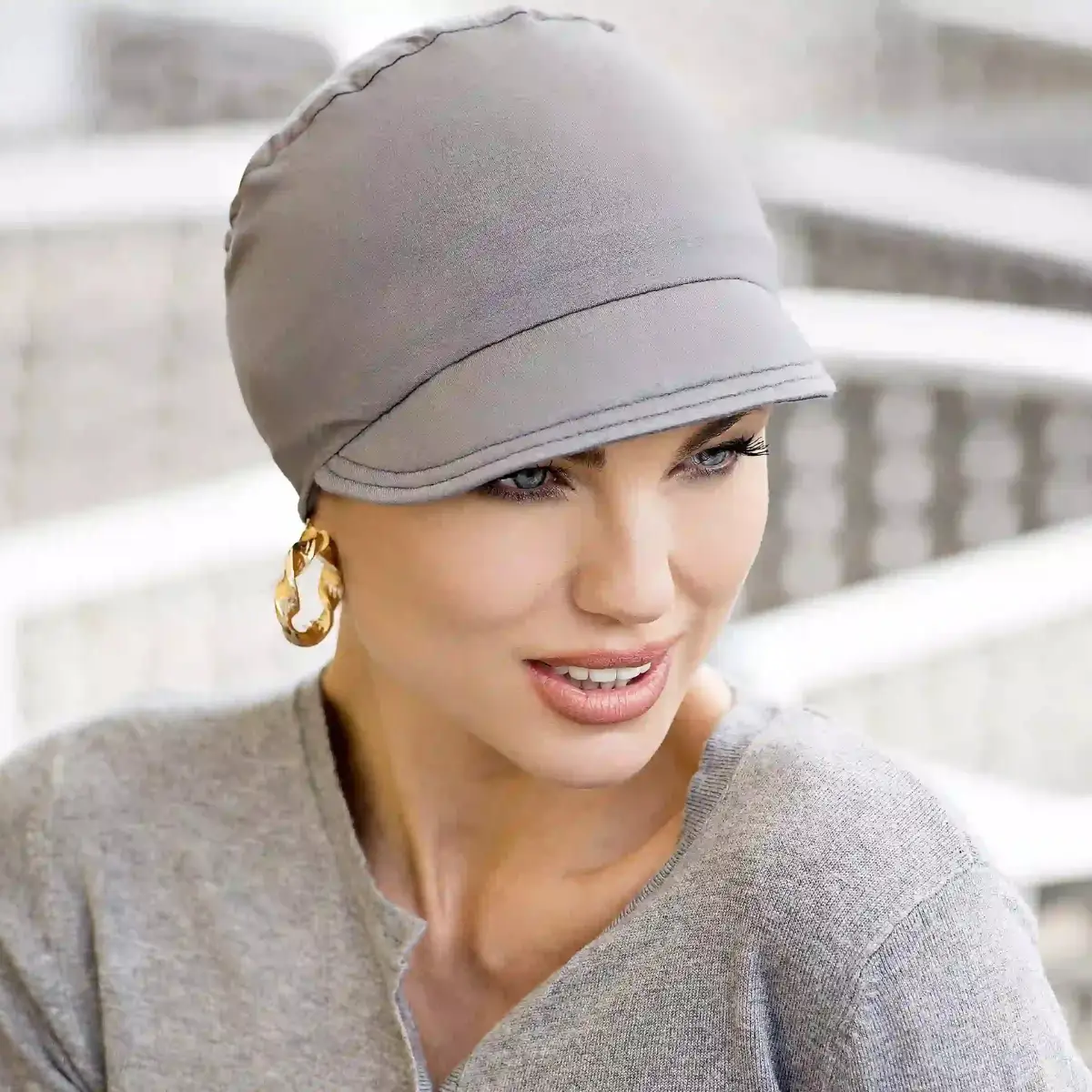 Katia Grey & Silver | Reversible Cap view 2